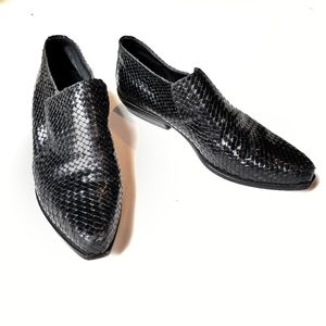 COLE HAAN vintage basket weave black 7.5AA F4476